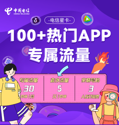 電信星卡套餐資費