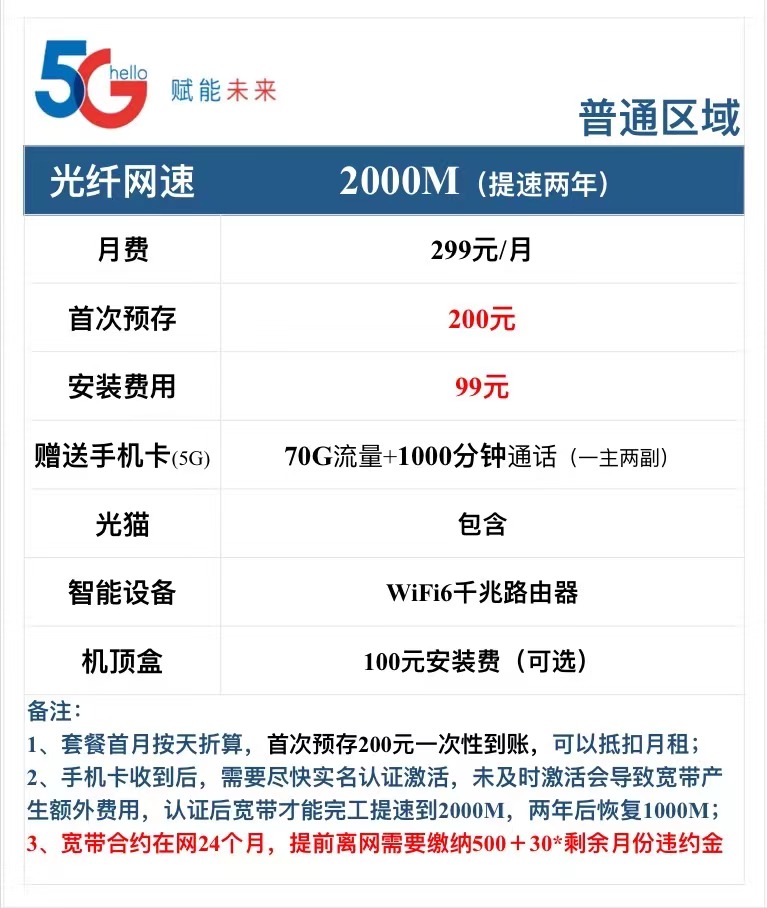 2022廣州電信寬帶辦理套餐資費(fèi)價(jià)格表(包年/月優(yōu)惠申請(qǐng)）