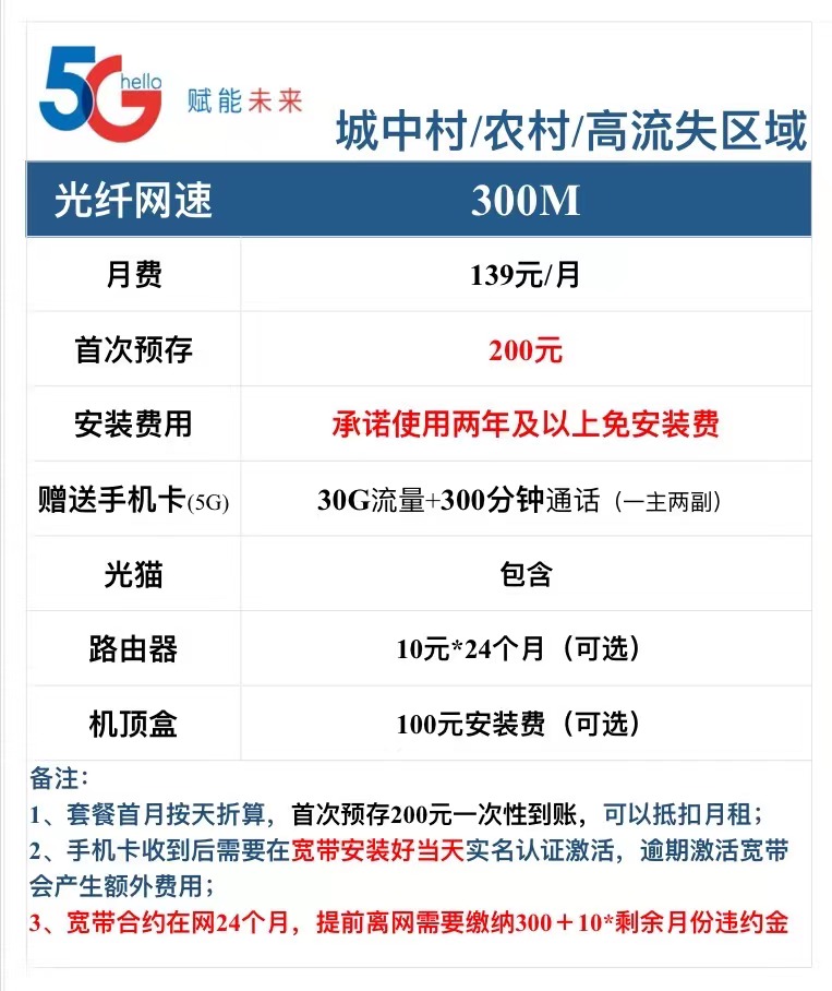 2022廣州電信寬帶辦理套餐資費(fèi)價(jià)格表(包年/月優(yōu)惠申請(qǐng)）