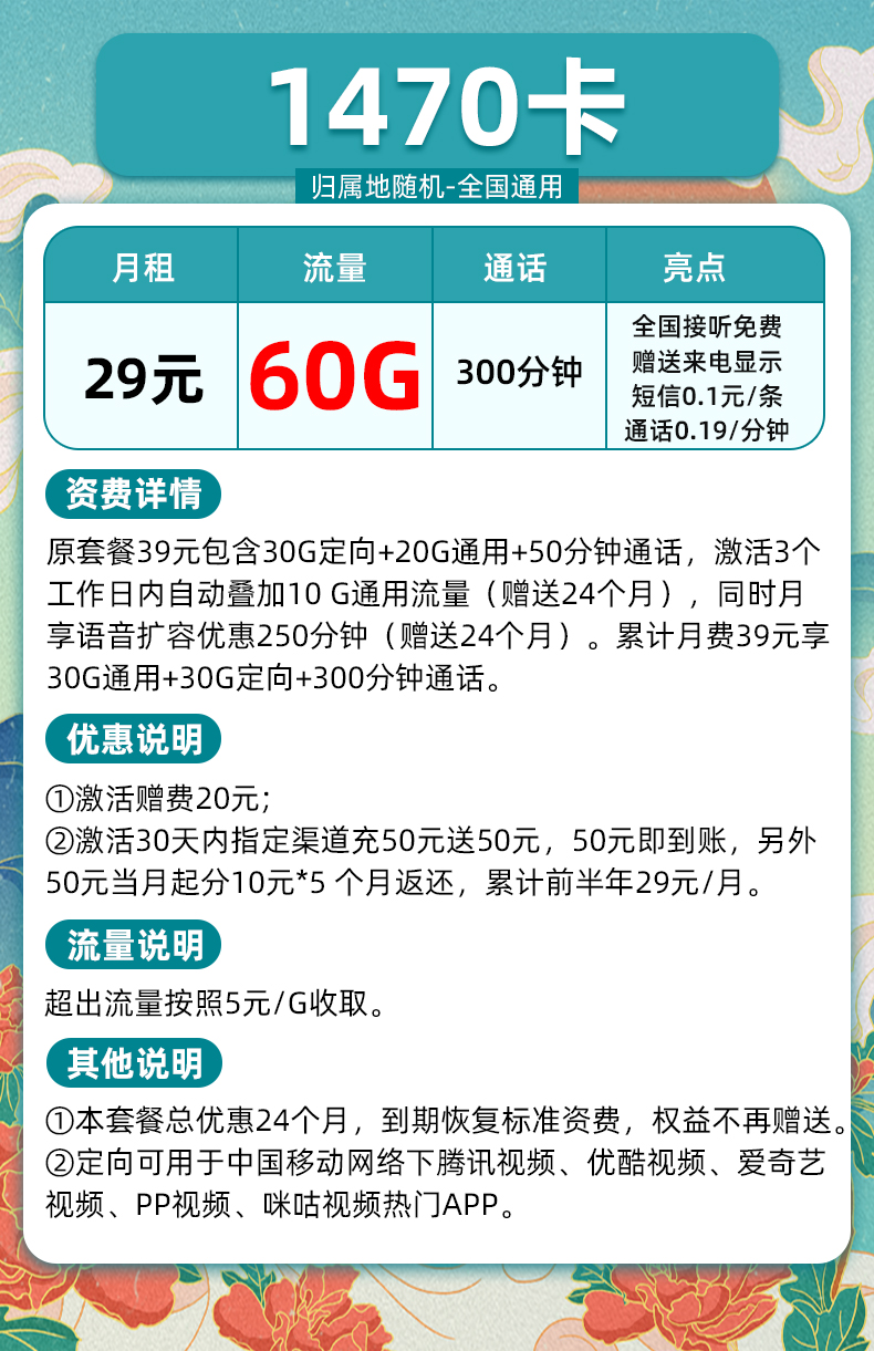 電信純流量上網(wǎng)卡不限速5g手機卡電話卡全國通用校園星卡大王卡