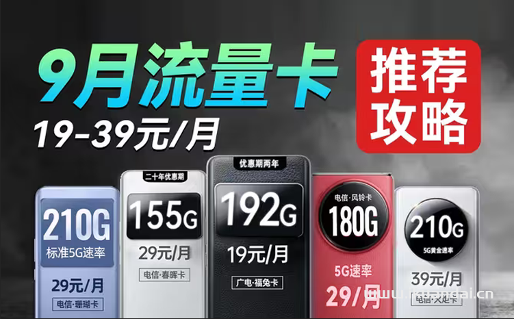 流量卡19元100g全國通用（流量卡套餐大全）