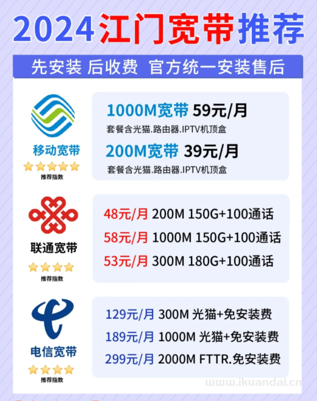 廣東江門寬帶辦理安裝攻略（哪家寬帶更劃算）